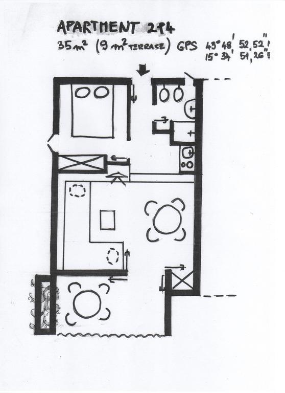 Apartments Sanda Муртер Экстерьер фото